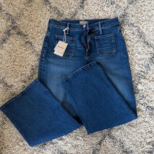 MOTHER Classic Blue Straight Leg Jeans